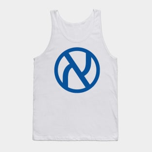 Jewish Anarchist Symbol (Tekhelet) Tank Top